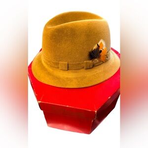 Biltmore Velour Fedora in Original Packaging